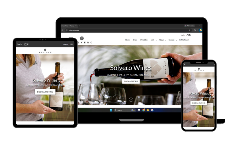 SEO case study Device Mockup
